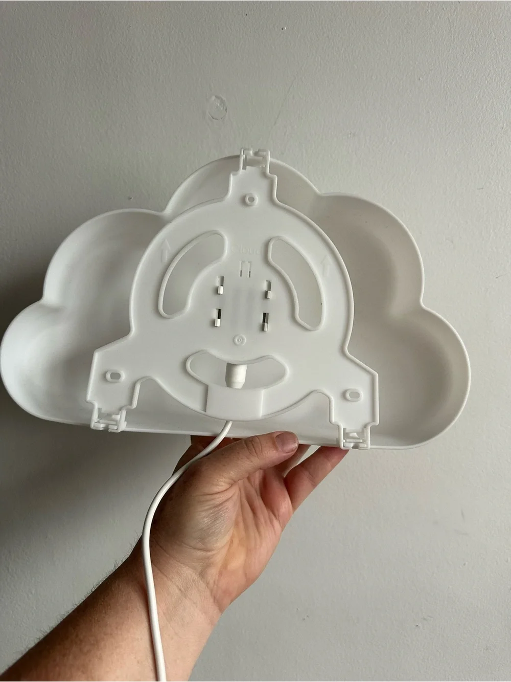 Cloud-Shaped Wall Night Light - White